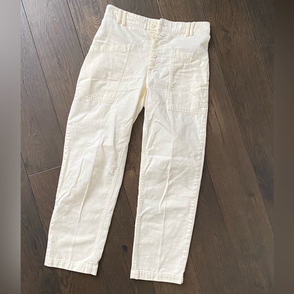 URBAN OUTFITTERS | white linen pant 🤍 DISCOUNTED SHIPPING - Picture 2 of 3
